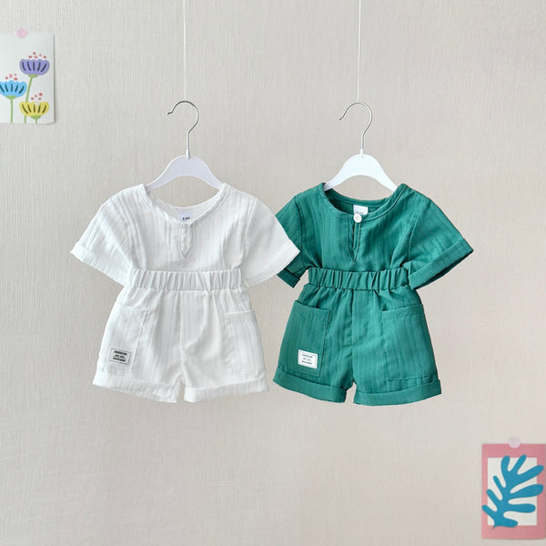 Baby 2-Piece Simple Summer Boys Set