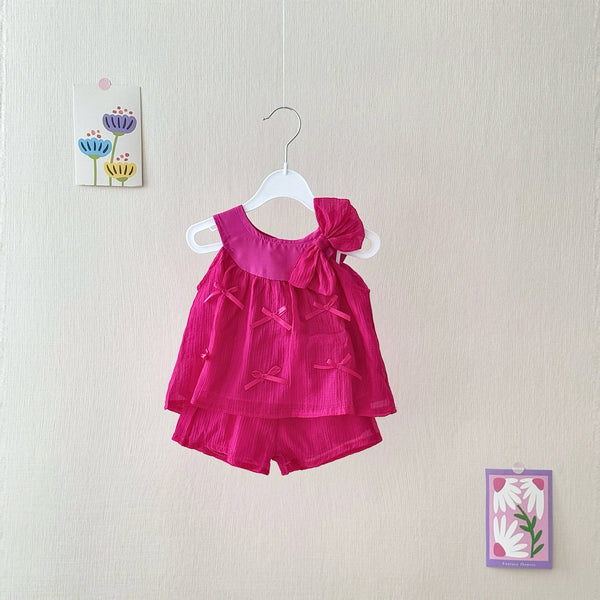 Baby 2-Piece Tulle Lovely Bow Set